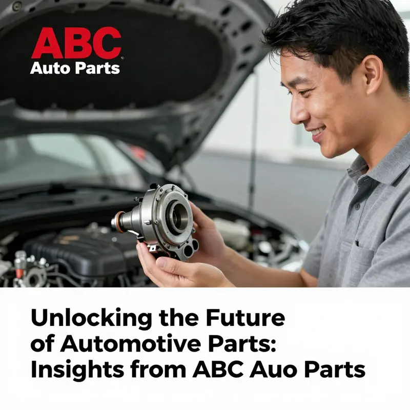 A display of the extensive product range from ABC Auto Parts catering to various automotive needs.
