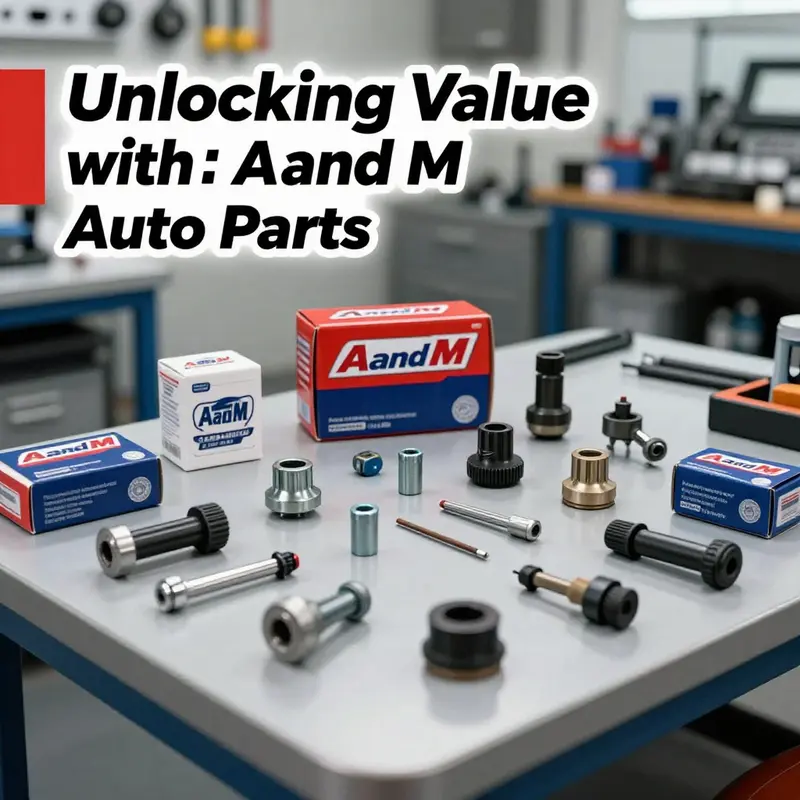 A selection of high-quality A and M auto parts, highlighting their commitment to durability and reliability.