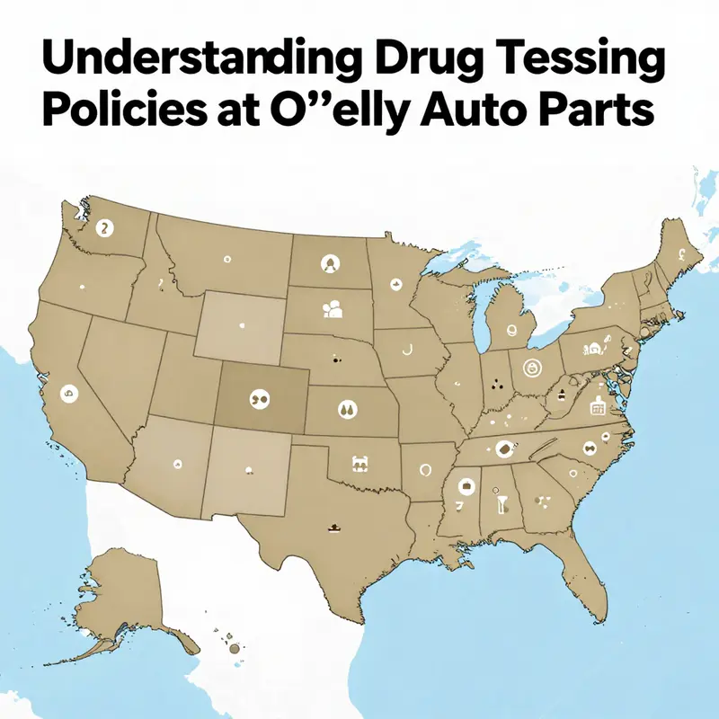 An illustrative view of a store location without pre-employment drug testing.