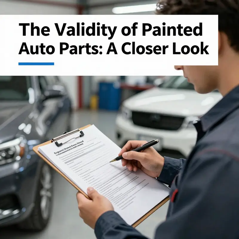 Exploring the diverse range of painted auto parts available and their quality standards.