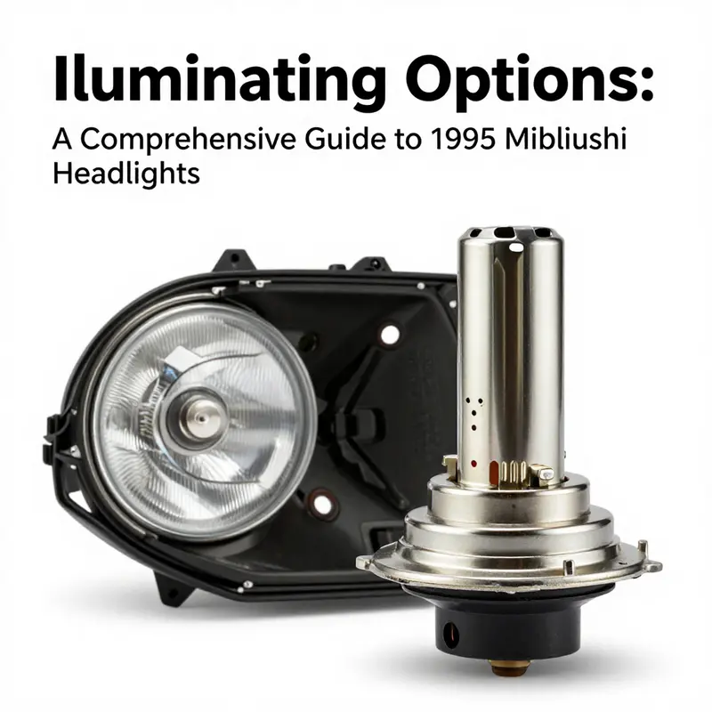 A range of stylish aftermarket headlight options for the 1995 Mitsubishi 3000GT.