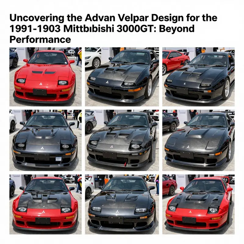 Aftermarket carbon fiber hood highlighting aggressive styling and aerodynamic design.