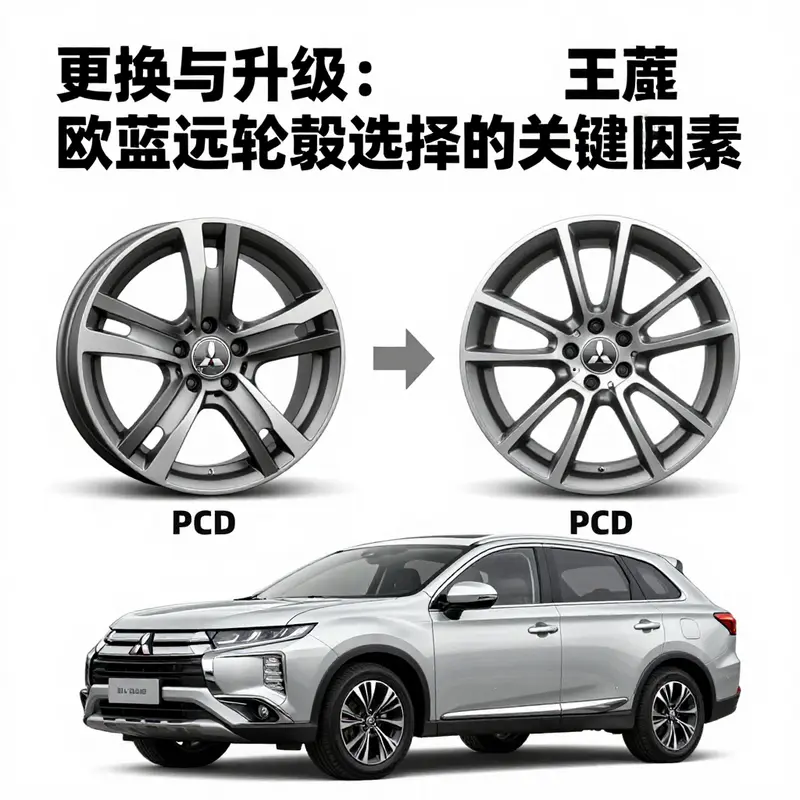 Detailed specifications of Mitsubishi Outlander original equipment manufacturer rims.