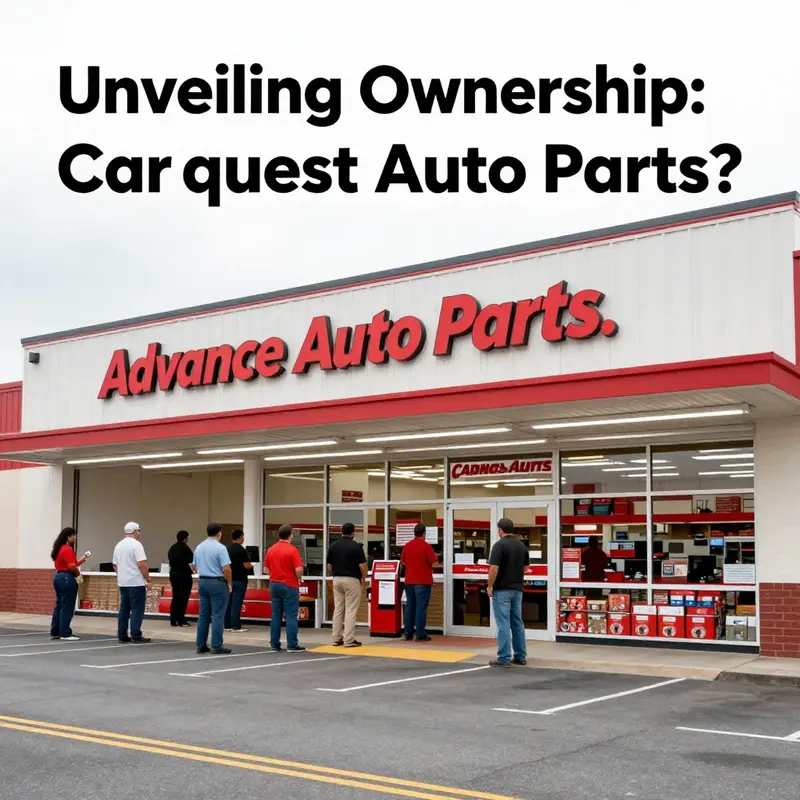 An informative infographic detailing Carquest’s ownership under Advance Auto Parts.