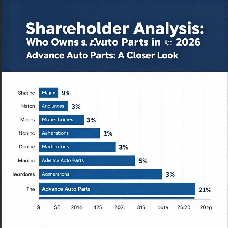 Visual representation of the shareholder distribution for Advance Auto Parts in 2026, showcasing major stakeholders.