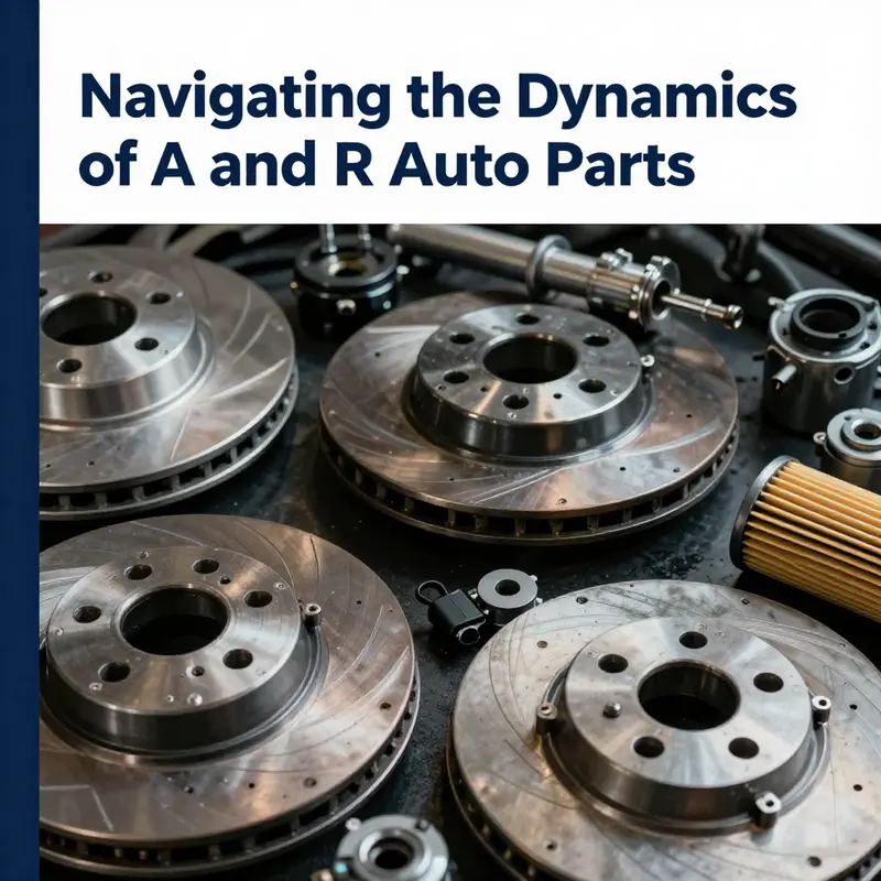 A comprehensive view of an auto parts warehouse showcasing A and R Auto Parts products.
