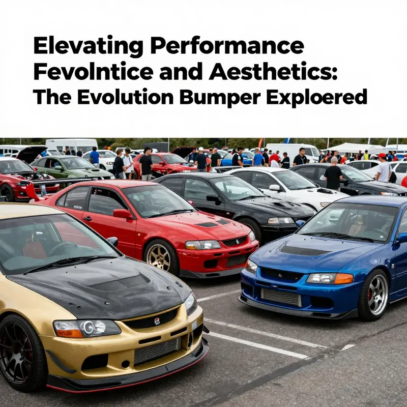 An evolution bumper showcased on a rugged vehicle, emphasizing its design and features.