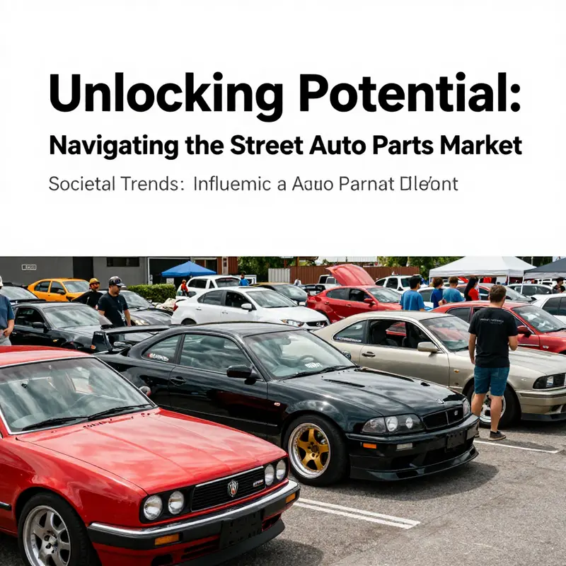 A variety of street auto parts representing the vibrant market dynamics.