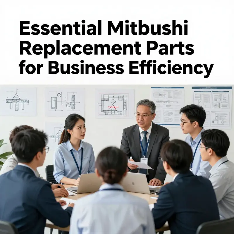 An assortment of Genuine Mitsubishi replacement parts ensures optimal vehicle performance.
