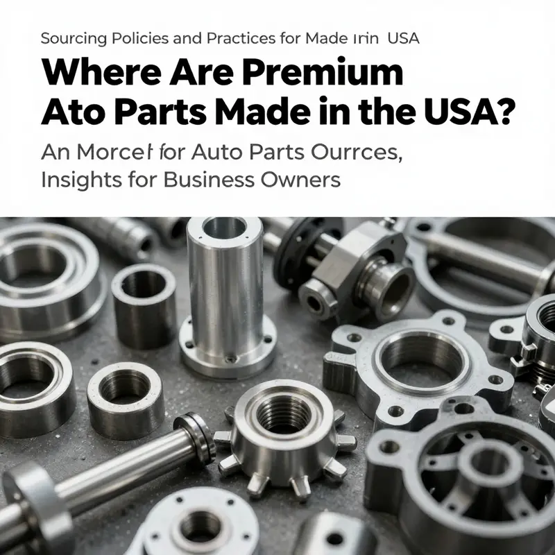 A map showcasing the primary states in the USA where premium auto parts are manufactured.