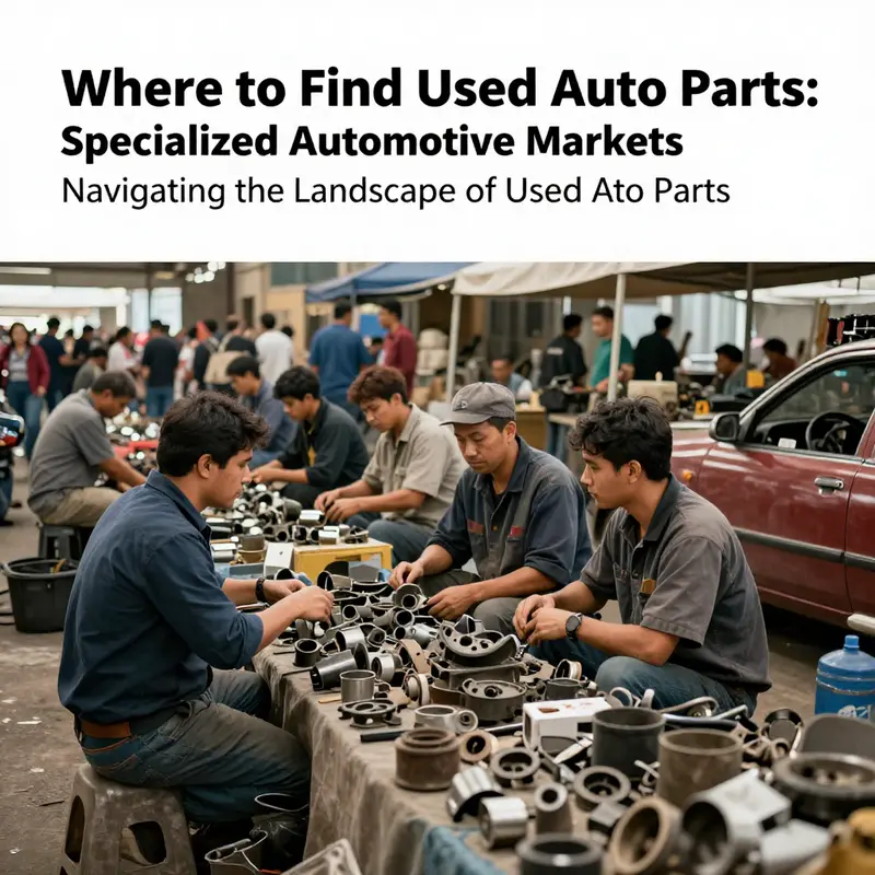 An online marketplace showcasing various used auto parts, ideal for businesses seeking variety and convenience.