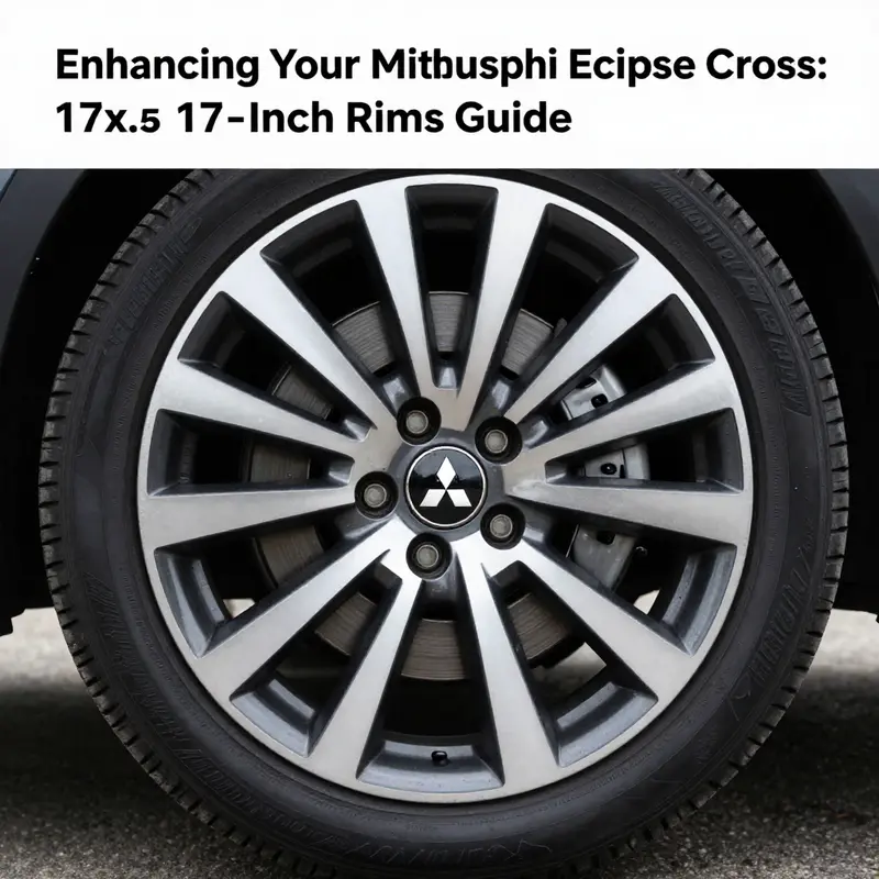 Technical specifications of the 17-inch rim for the Eclipse Cross.