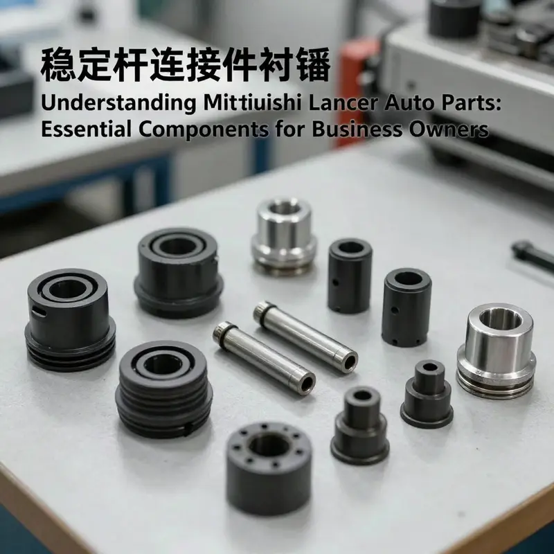 Detailed view of the Mitsubishi Lancer’s suspension system components.