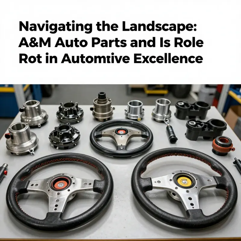 A diverse array of steering components showcasing the offerings from A&M Auto Parts and AM Autoparts.