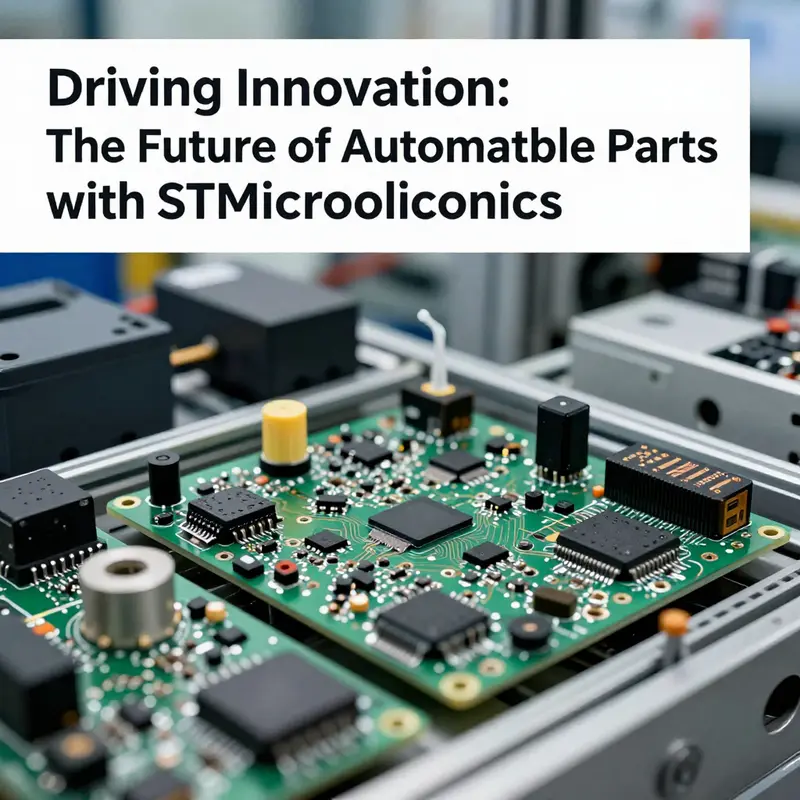 The integration of STMicroelectronics components is crucial in shaping the future of automotive technology.
