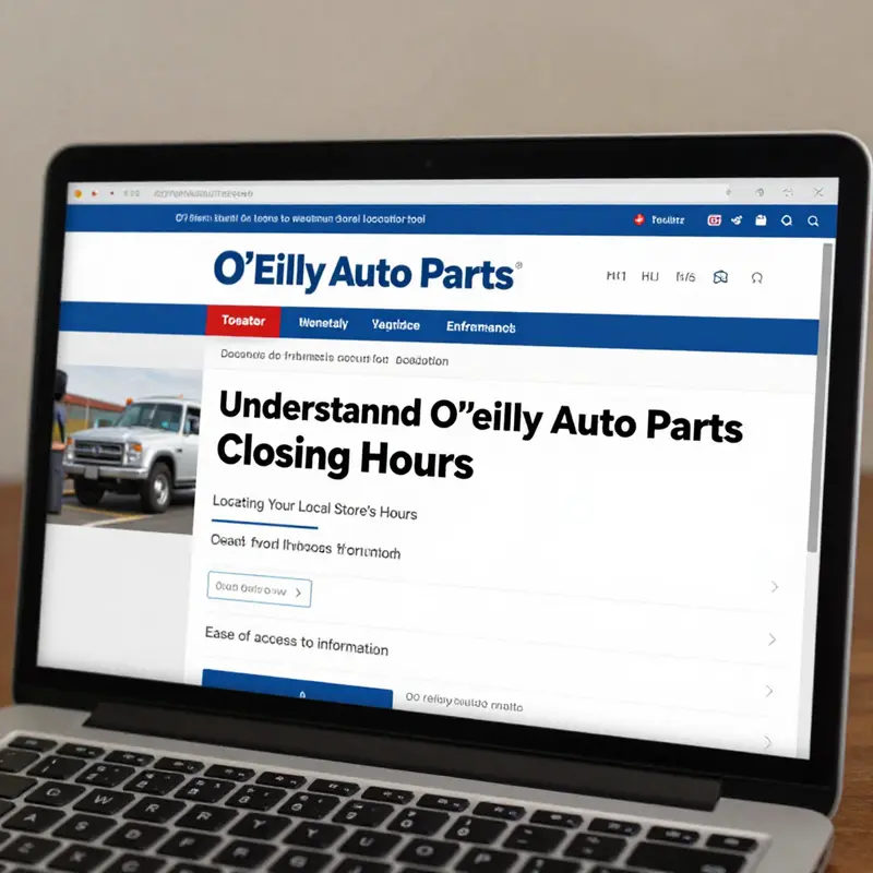 A map highlighting O’Reilly Auto Parts locations illustrating varying closing hours based on geography.