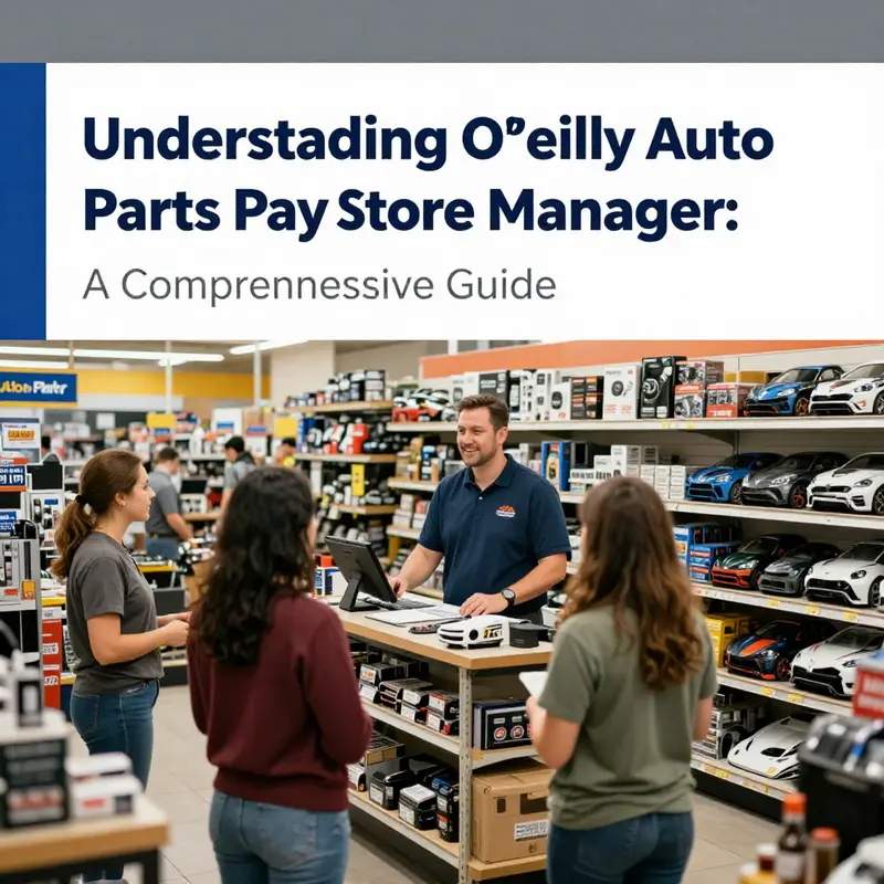 A store manager at O’Reilly Auto Parts effectively leading their team.
