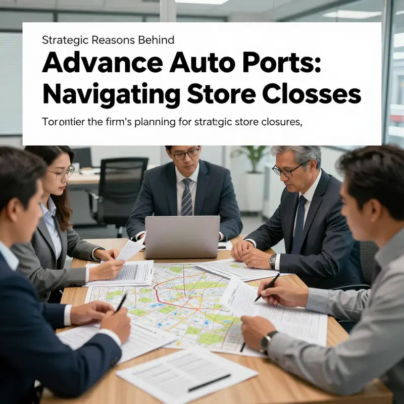 A closed Advance Auto Parts store reflecting the company’s strategic shifts.