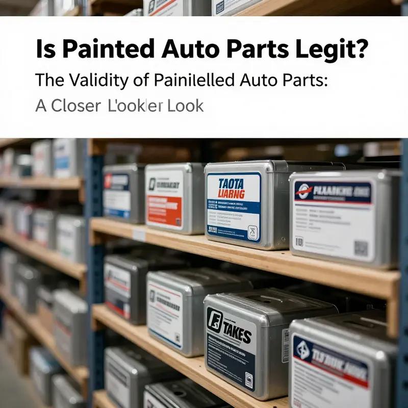 Exploring the diverse range of painted auto parts available and their quality standards.
