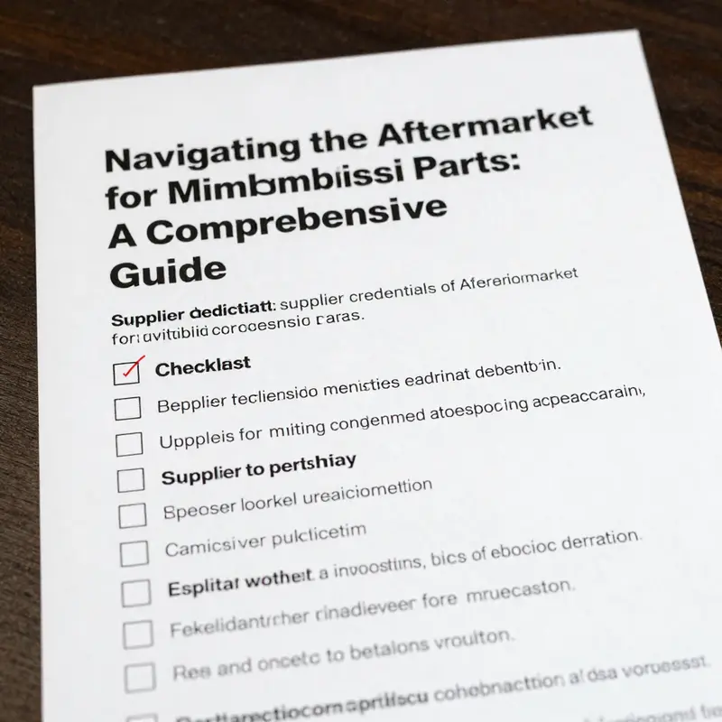 Overview of the growing global aftermarket for Mitsubishi parts, showcasing market statistics and key regions.