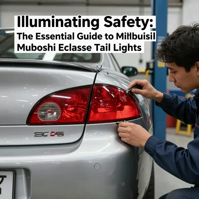 Genuine Mitsubishi Eclipse tail lights highlighting advanced safety features and modern aesthetics.