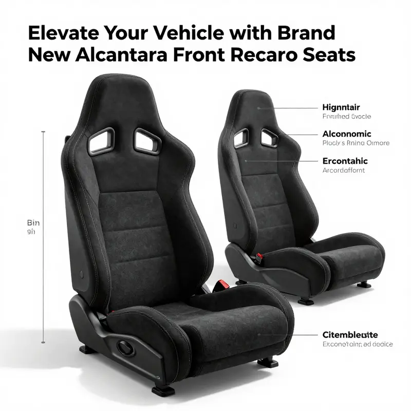 Brand new Alcantara front Recaro seats combine luxury with high performance.