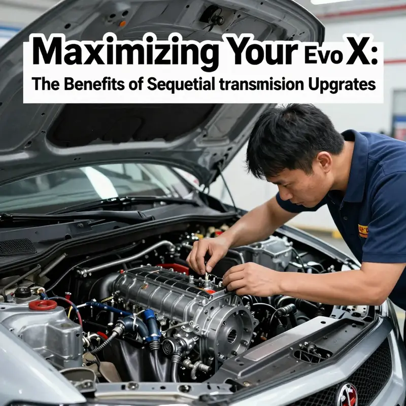 Variety of aftermarket components for Evo X sequential transmissions.