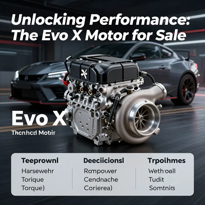 Current listings showcasing the availability of Evo X motors.