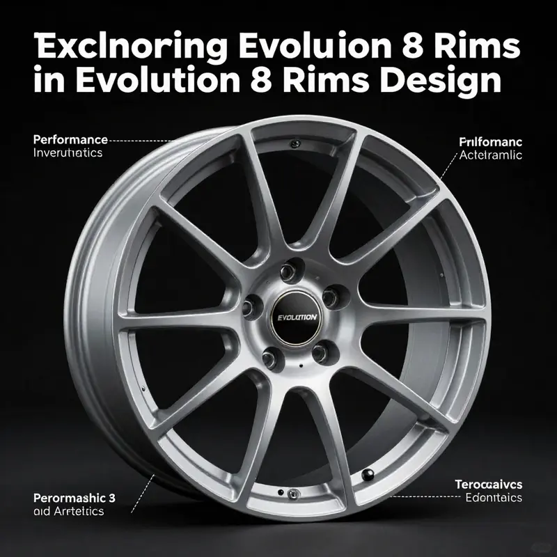 The lightweight and performance-oriented standard Enkei wheels on an EVO 8.