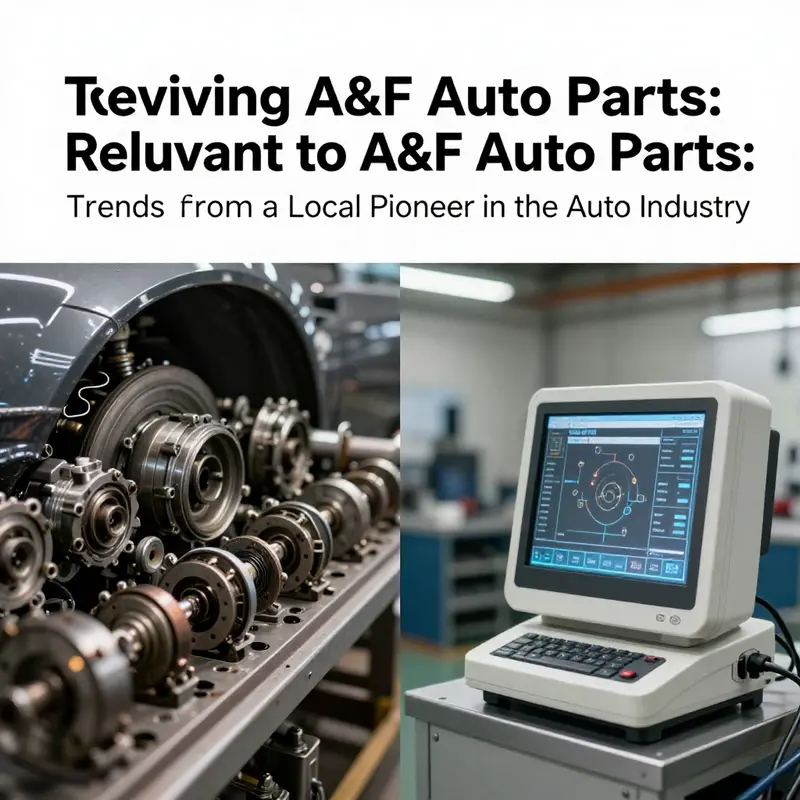 The storefront of A&F Auto Parts during its prime, illustrating its role in the local community.