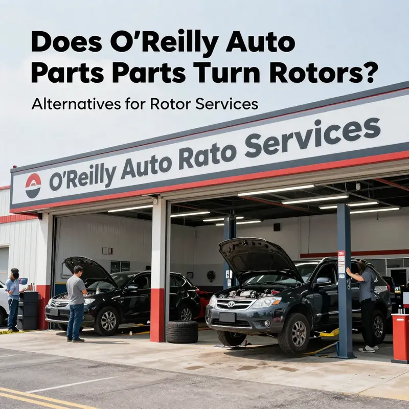 O’Reilly Auto Parts showcases a variety of essential automotive parts, including brake components.