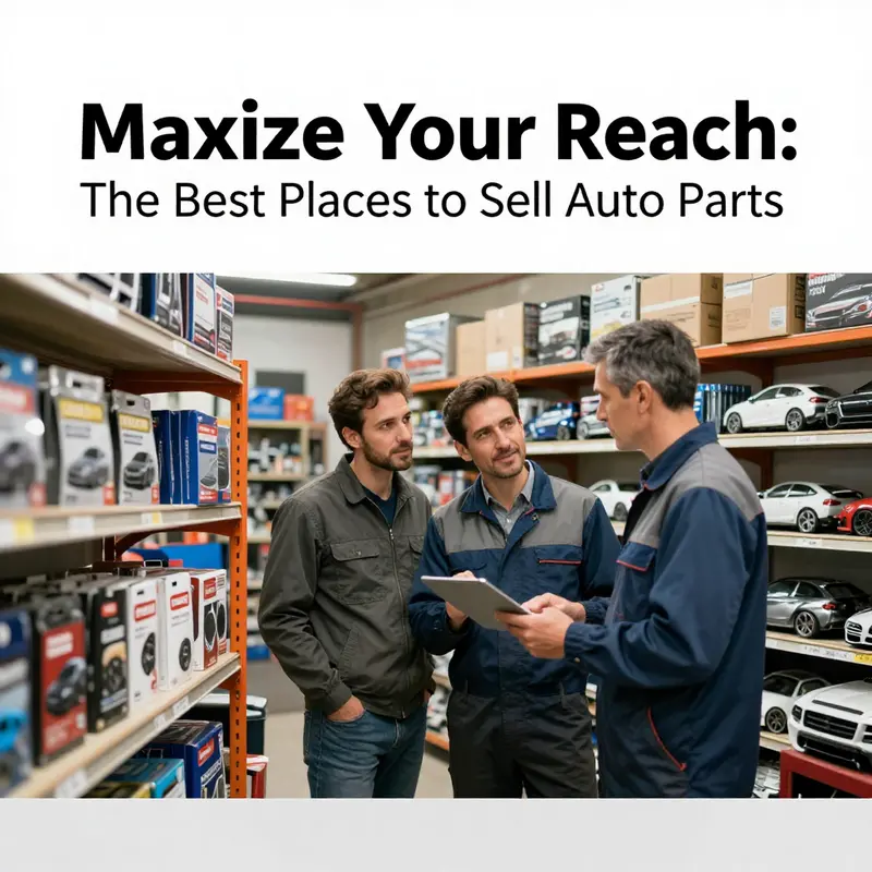 Engaging with a variety of online marketplaces enhances accessibility for auto part sales.