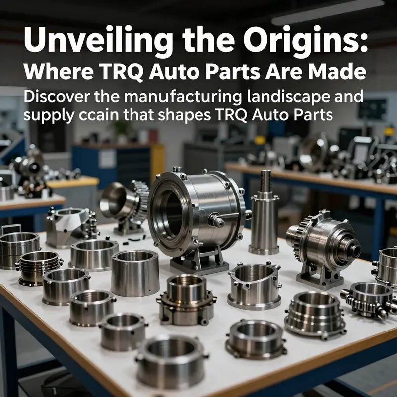 An assortment of various TRQ Auto Parts organized neatly, highlighting their quality and range.