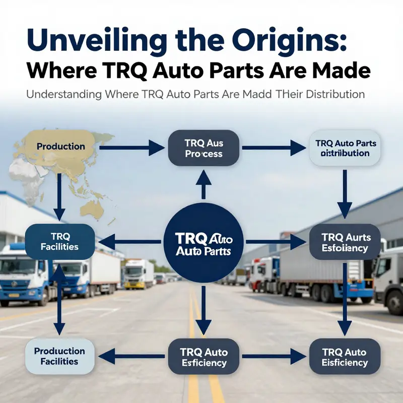 A vibrant look inside a TRQ Auto Parts manufacturing facility where precision and efficiency drive production.