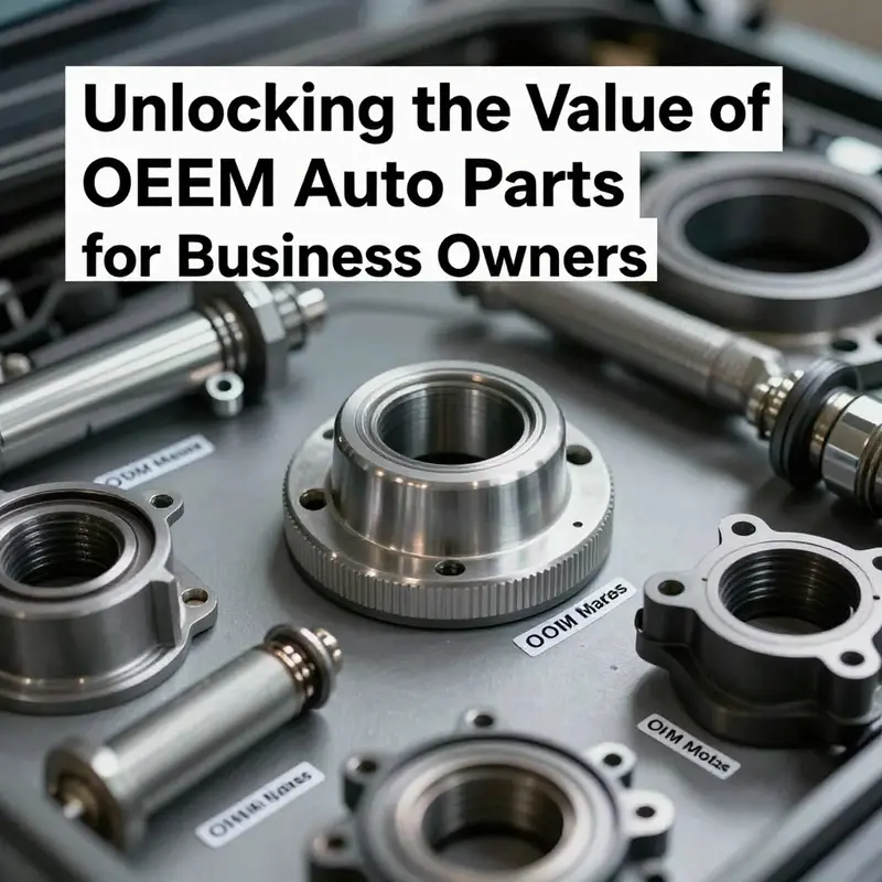 A detailed look at labeled OEM parts showcasing their specific applications in vehicles.