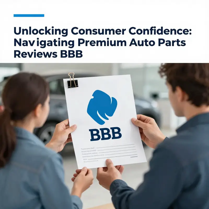 Trust and evaluations: The essence of premium auto parts reviews facilitated by the BBB.