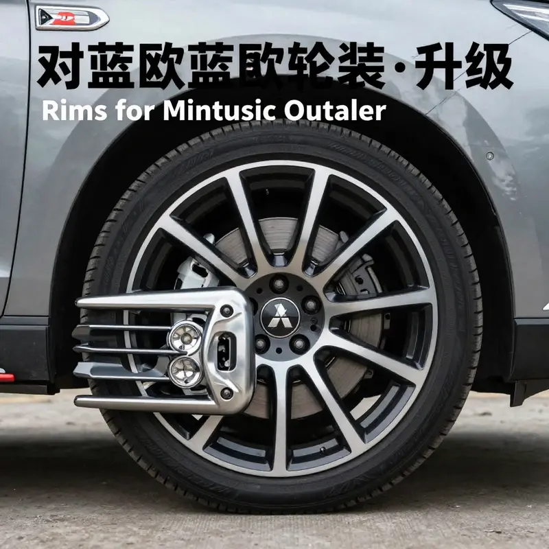 An OEM rim tailored for Mitsubishi Outlander’s specifications, emphasizing design and compatibility.