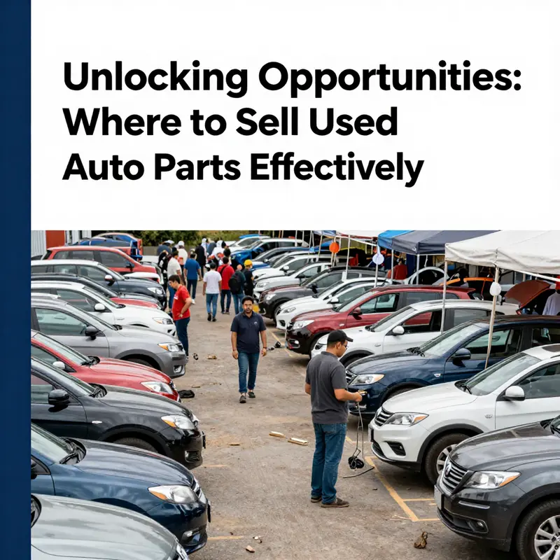 An eBay listing example featuring used auto parts.