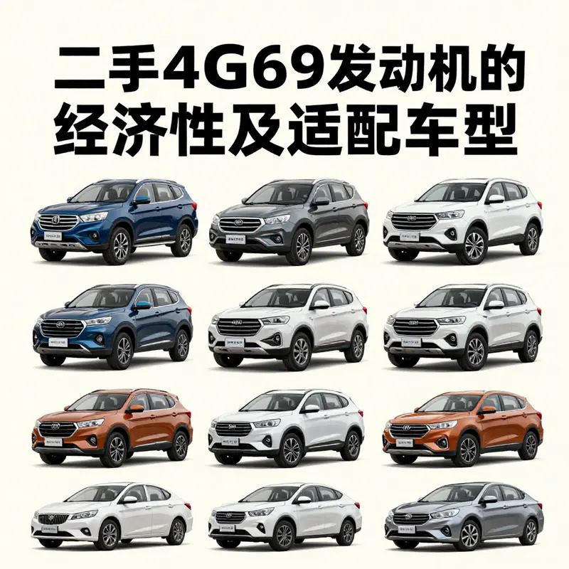 A comparison of a new and a refurbished 4G69 engine, highlighting their quality and condition.