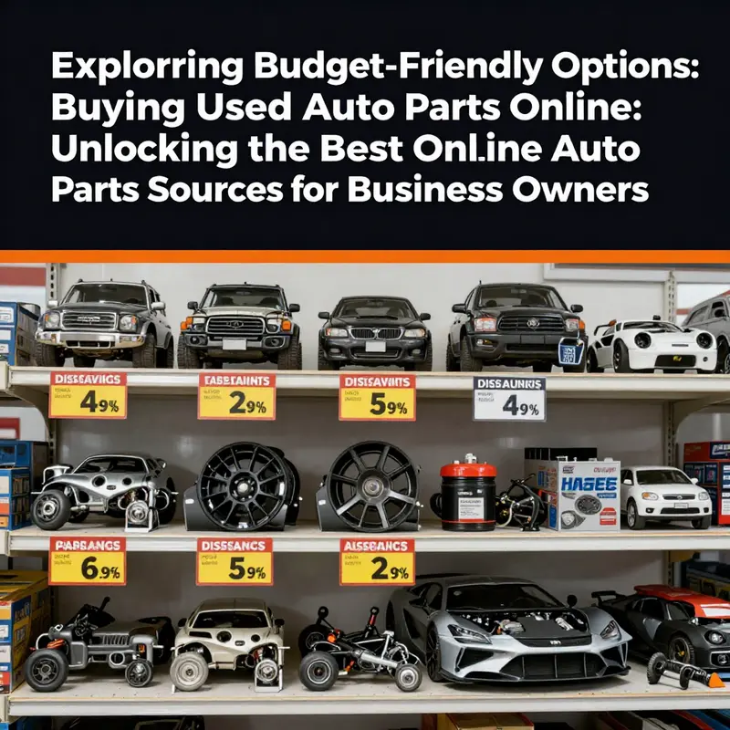Comparison chart of top online auto parts platforms for professional and consumer use.