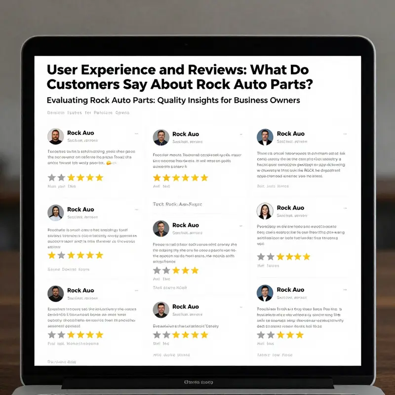 Mechanic evaluating the quality of Rock Auto parts in comparison to OEM components.