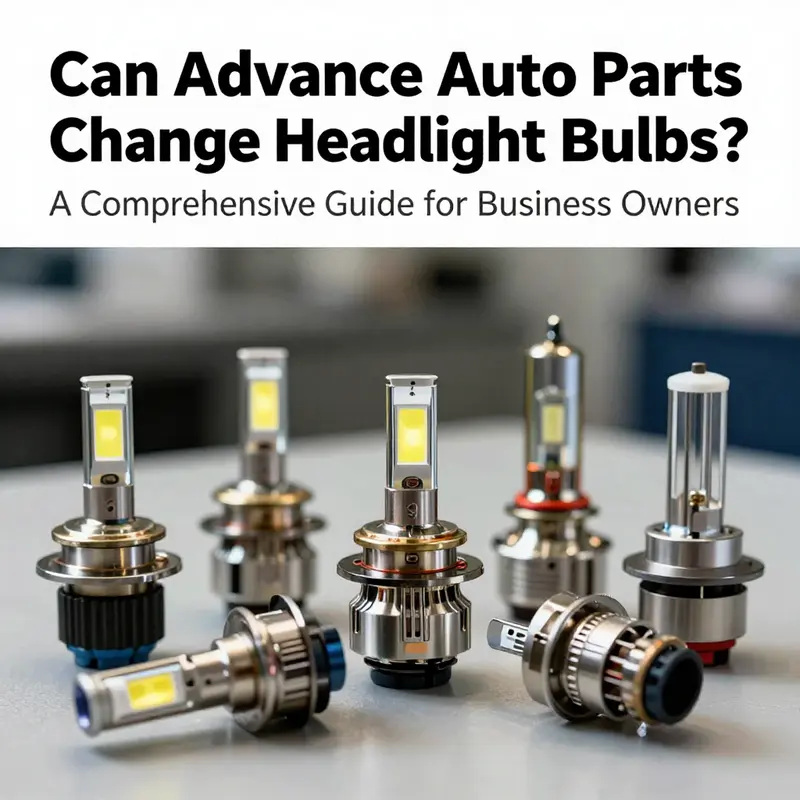Advance Auto Parts offers a variety of headlight bulbs but does not perform installations.