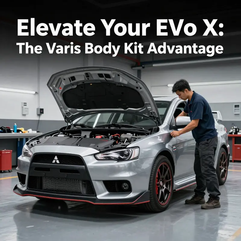 The Varis EVO X body kit features a dramatic design using high-strength materials.