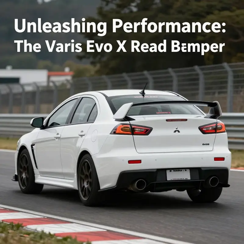 The sleek design of the Varis rear bumper combines aesthetics and functionality.