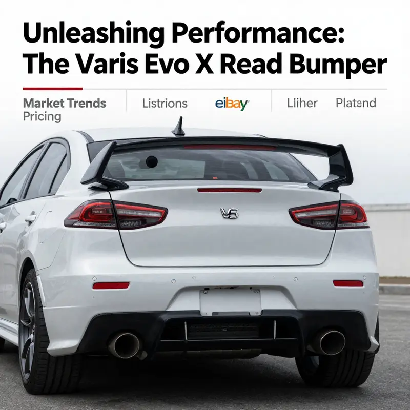 The sleek design of the Varis rear bumper combines aesthetics and functionality.