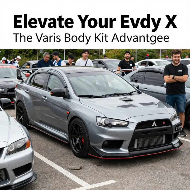 The Varis EVO X body kit features a dramatic design using high-strength materials.