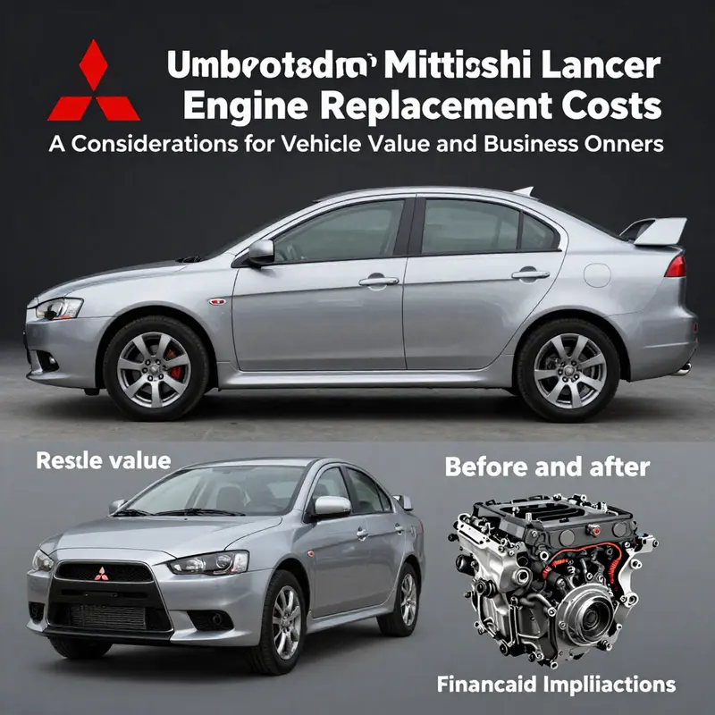 Comparative analysis of Mitsubishi Lancer engine assembly prices.