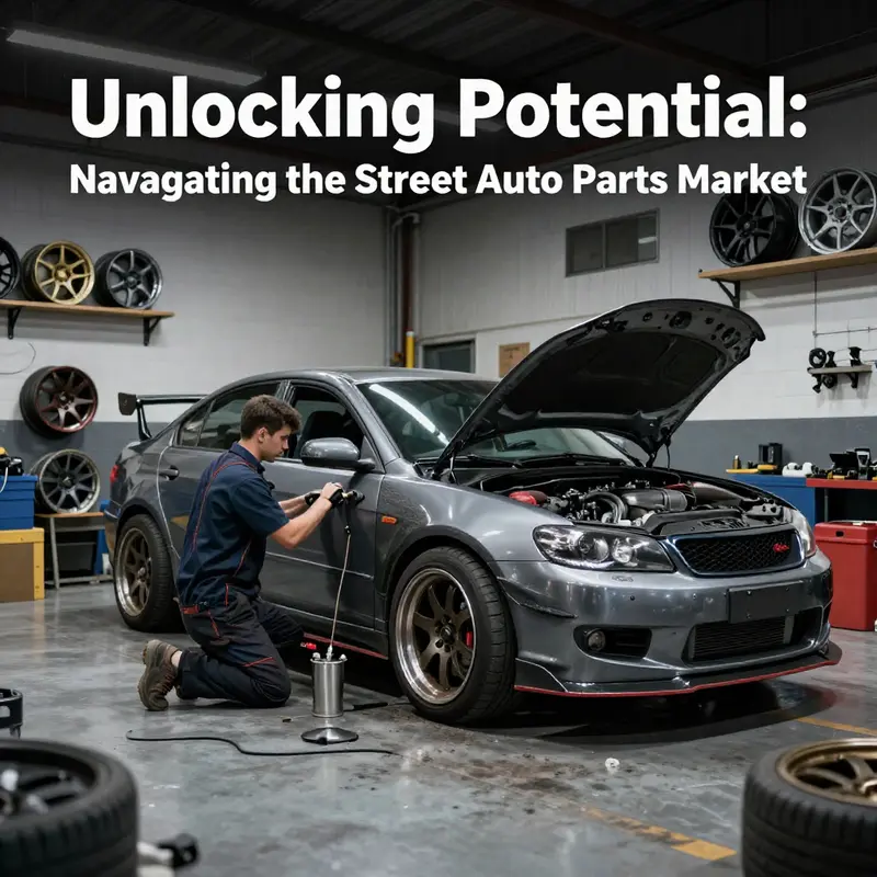 A variety of street auto parts representing the vibrant market dynamics.