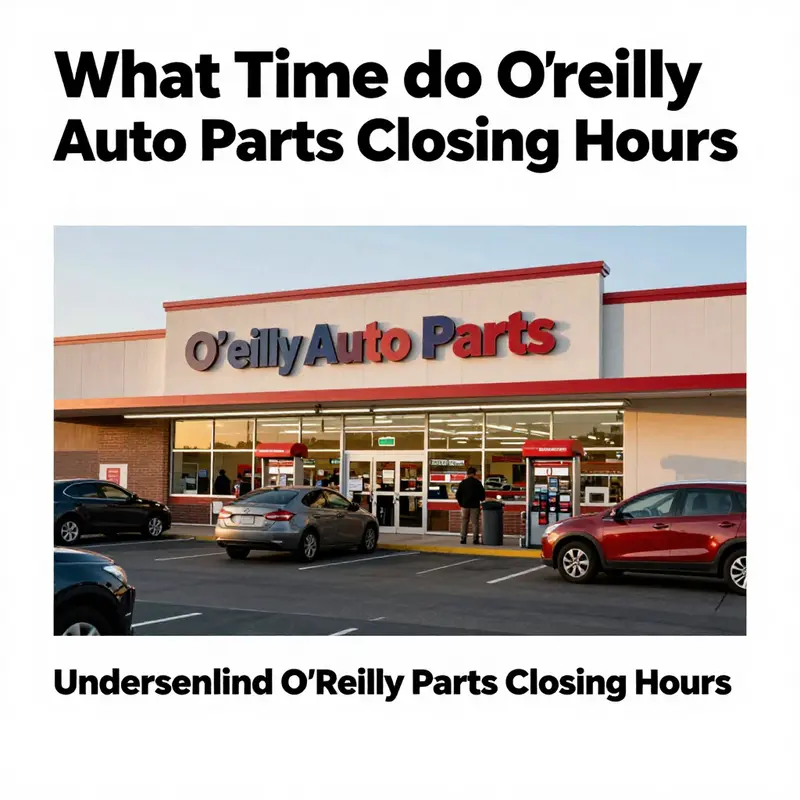 A map highlighting O’Reilly Auto Parts locations illustrating varying closing hours based on geography.