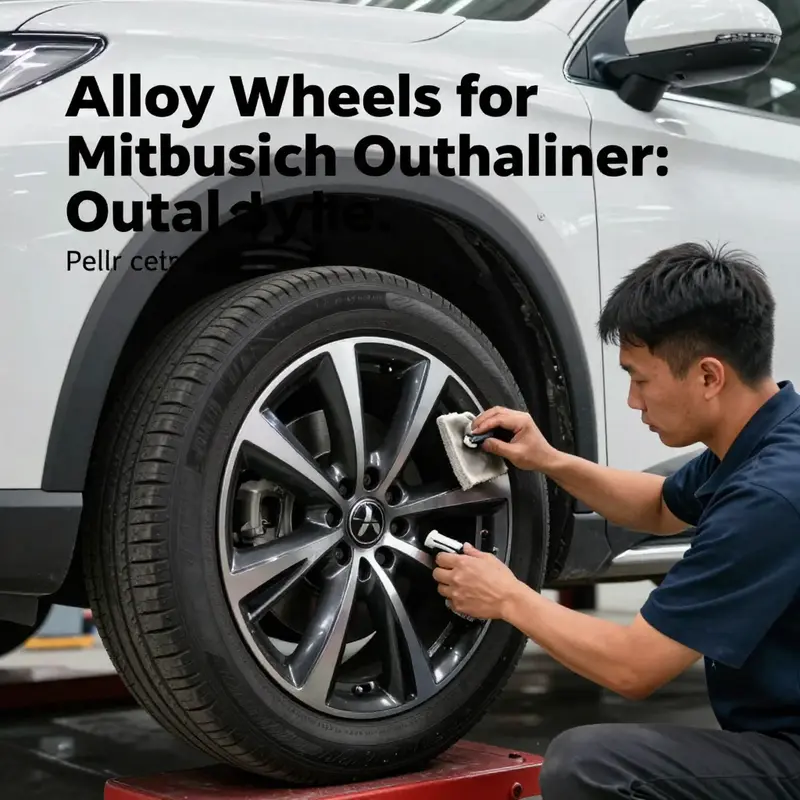 OEM alloy wheels enhance the Mitsubishi Outlander’s performance and aesthetic appeal.